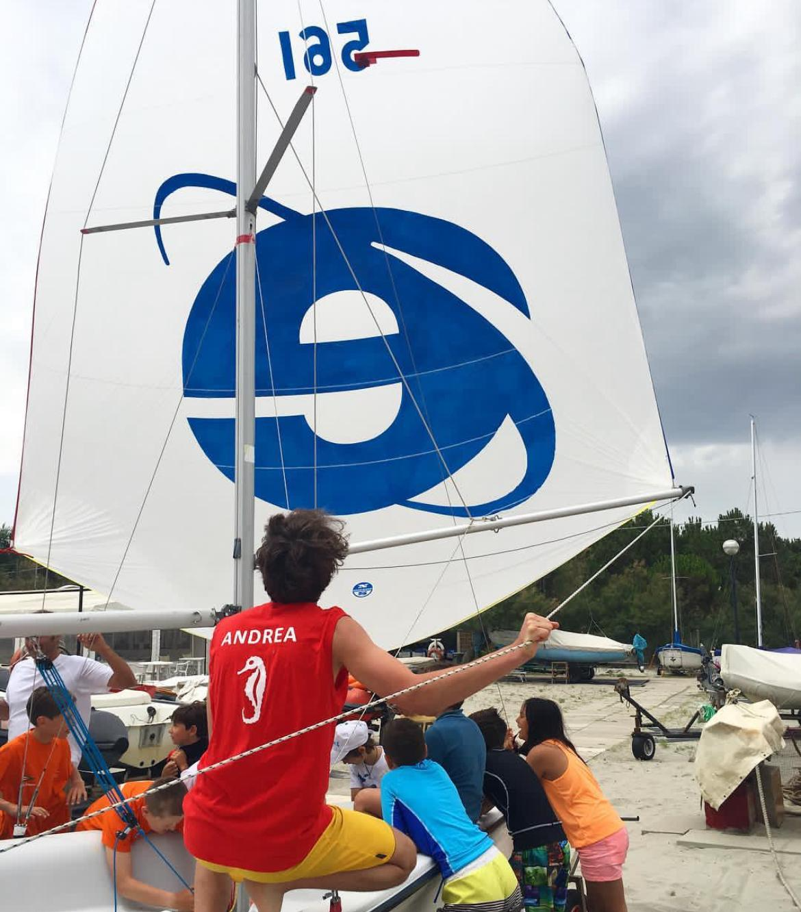 Andrea sailing